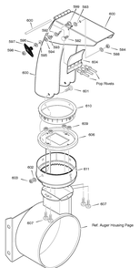 Part Location Diagram of 1502119E701 Briggs and Stratton Chute Assembly And Guard